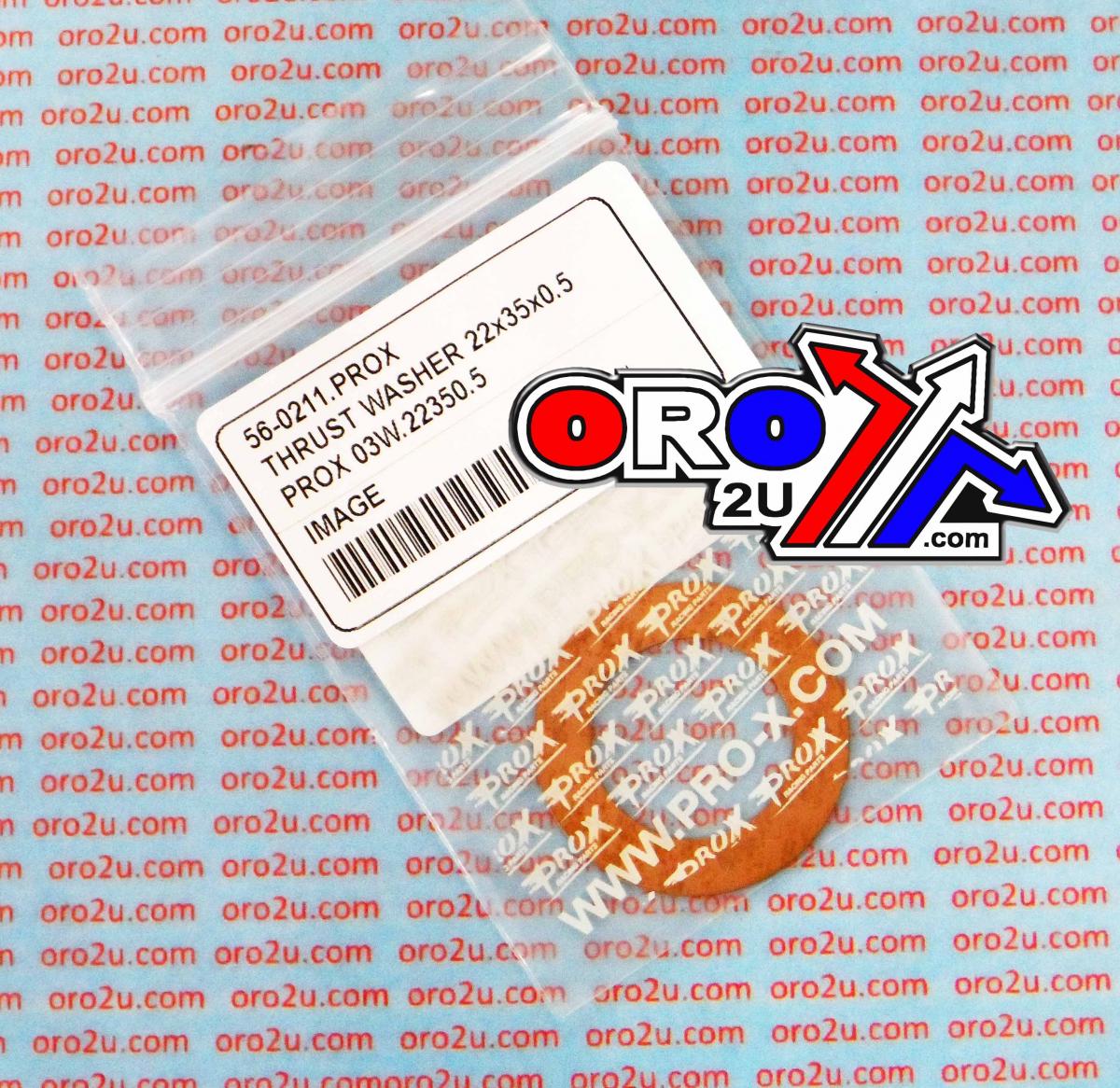 THRUST WASHER 22x35x0.5 EACH, PROX 03W.22350.5