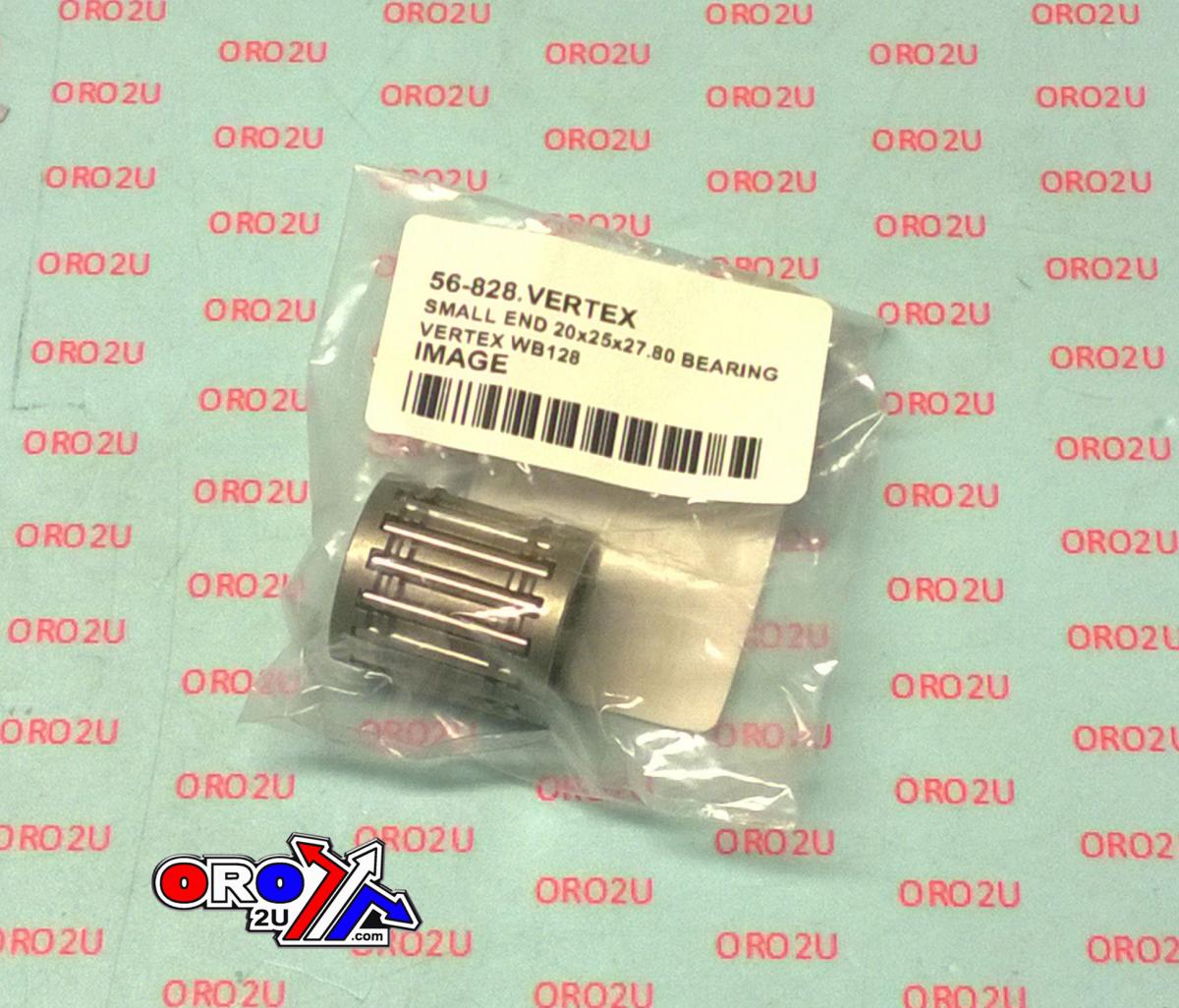 SMALL END BEARING 20x25x27.8 HONDA CR 500 84-01, VERTEX WB128