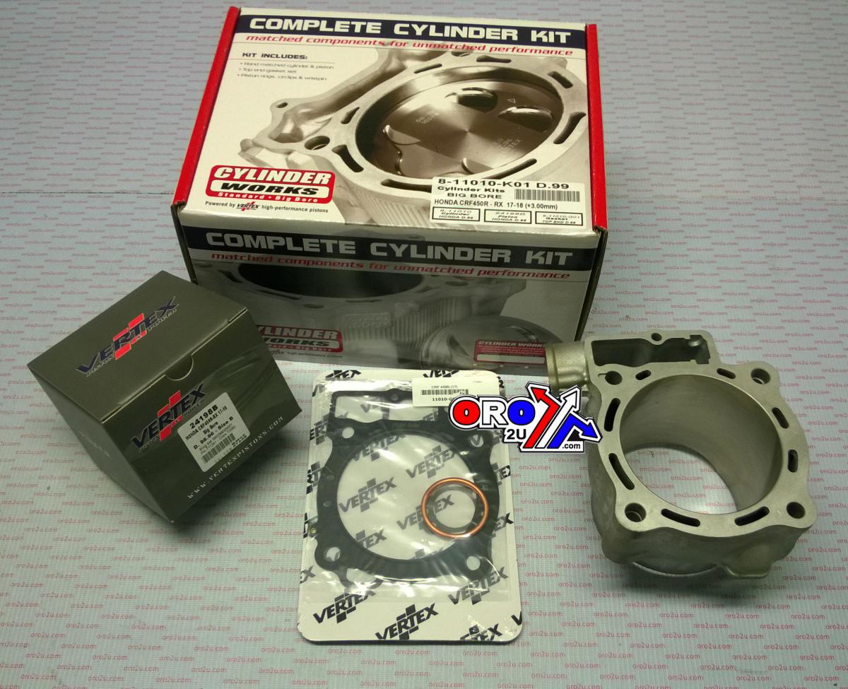 CYLINDER KIT 17-18 CRF450 99mm, WORKS BIG BORE 11010-K01, 478cc