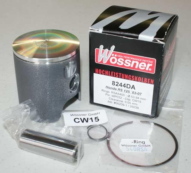 *** N.L.A OFFER A OR C GRADE ***, PISTON KIT RS125 GP DOMED 54.0 B, FORGED WOSSNER 8244DB