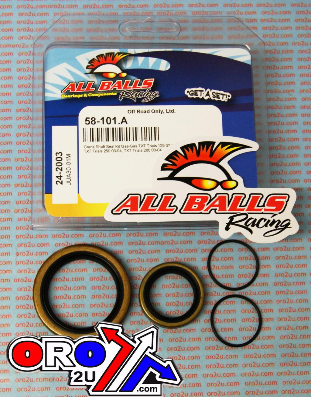 CRANKSHAFT SEAL KIT GASGAS, ALLBALLS 24-2003
