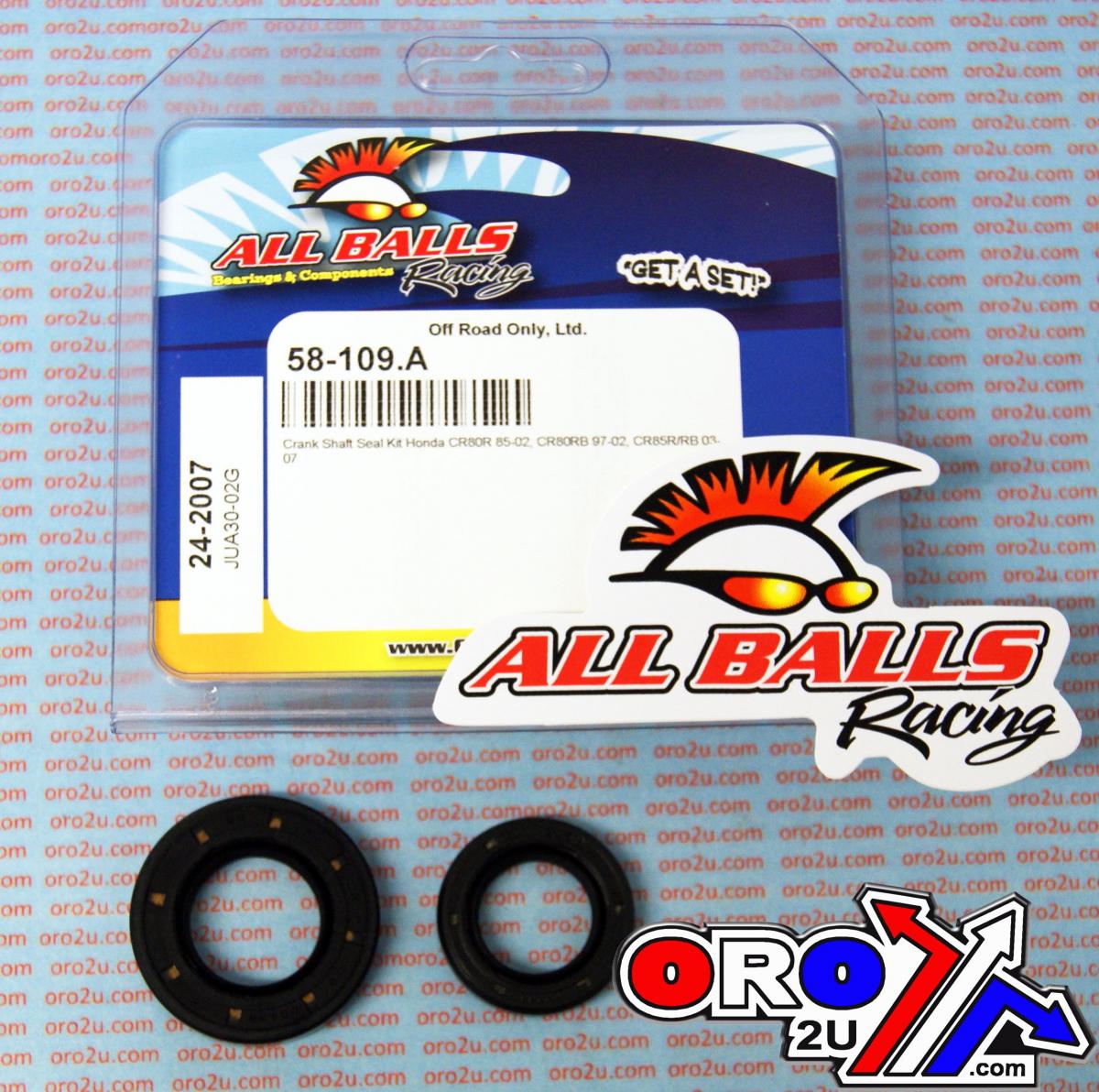 CRANKSHAFT SEAL KIT ALLBALLS, ALLBALLS 24-2007