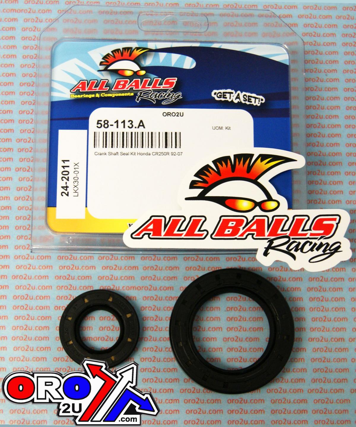 CRANKSHAFT SEAL KIT ALLBALLS, ALLBALLS 24-2011