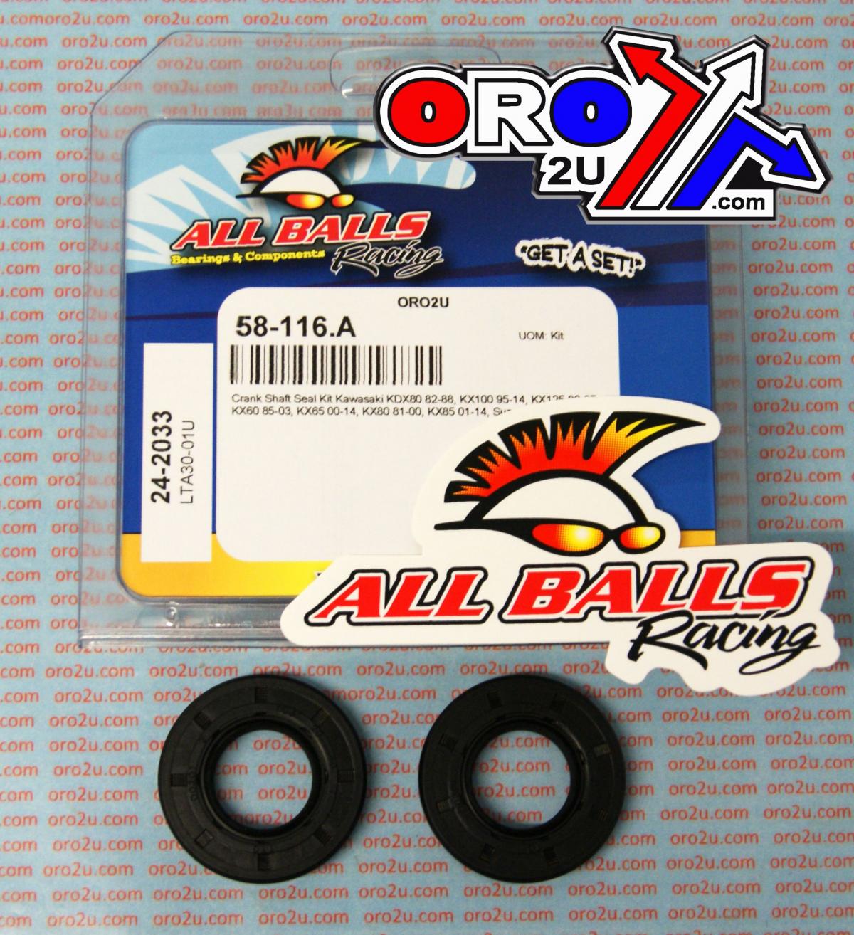 CRANKSHAFT SEAL KIT ALLBALLS, ALLBALLS 24-2033