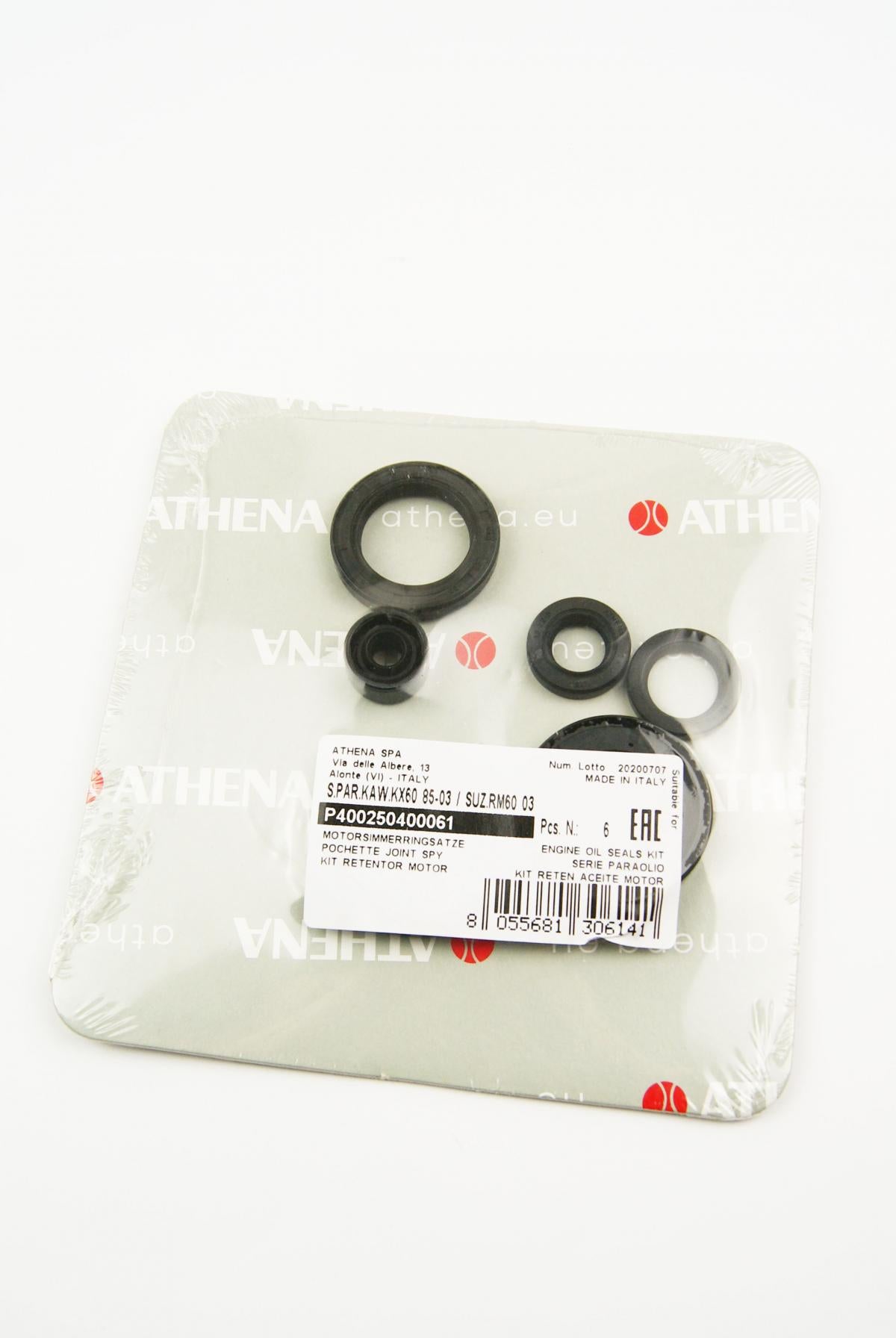 ENGINE OIL SEAL SET KX/RM 60 85-03, ATHENA P400250400061 KAW/SUZ
