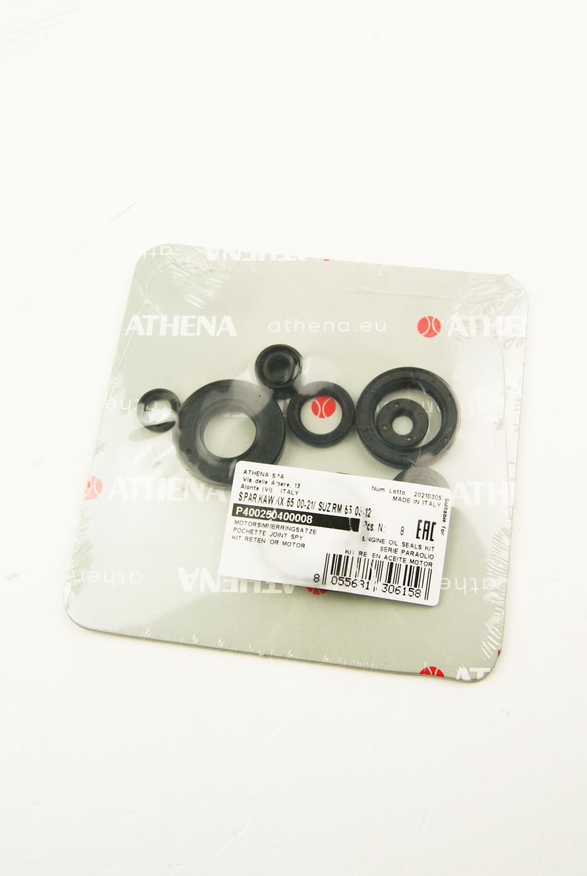 ENGINE OIL SEAL SET KX/RM 65 00-25, ATHENA P400250400008 KAW/SUZ
