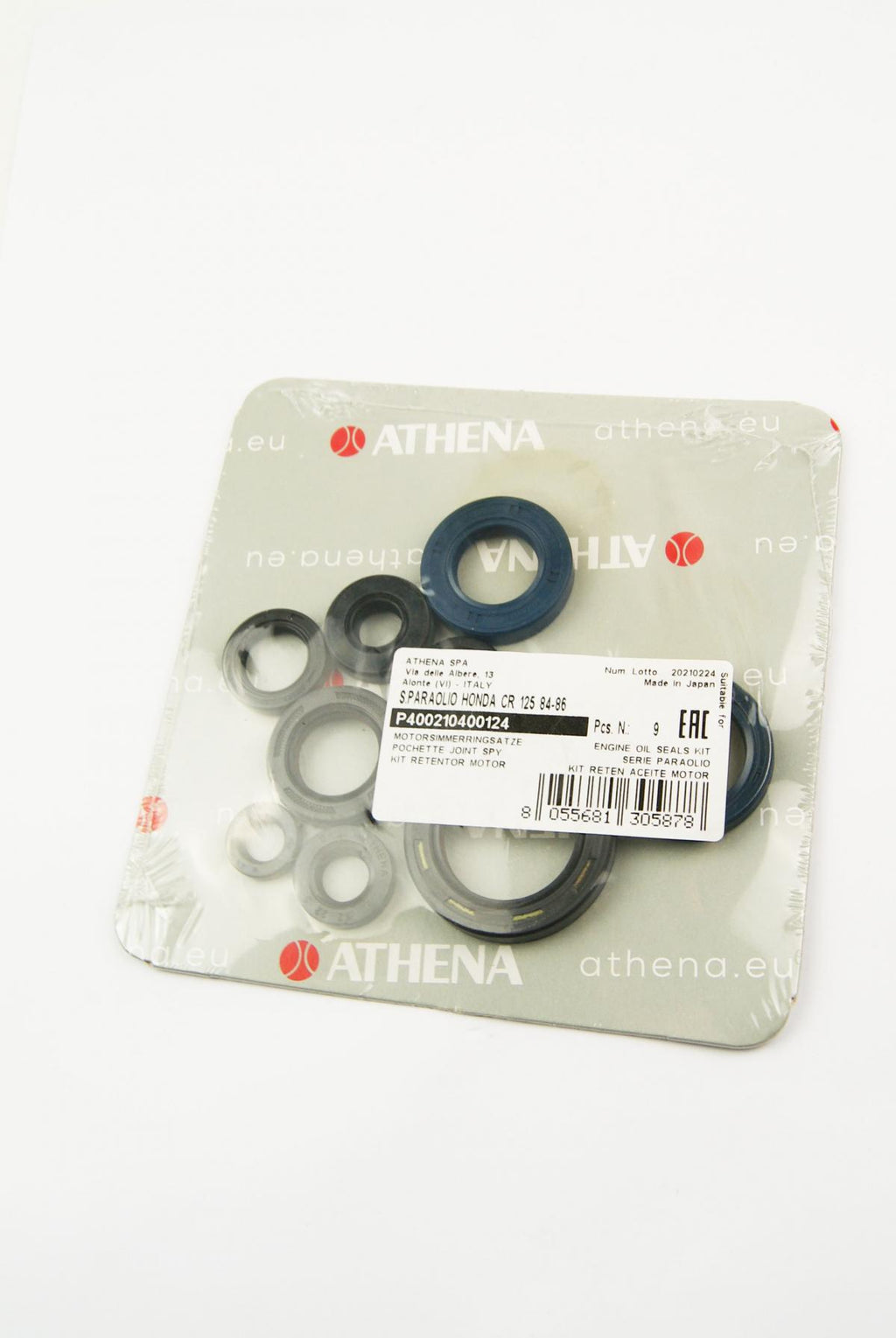 ENGINE OIL SEAL SET CR 125 83-86, ATHENA P400210400124 HONDA