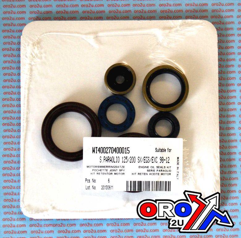 ENGINE OIL SEAL SET SX/XC/TC/TE 125/150 98-16, ATHENA P400270400015 KTM/HUSKY/HUSA