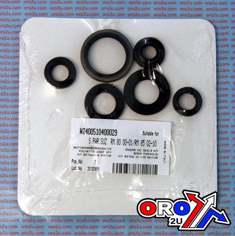 ENGINE OIL SEAL SET RM 80/85 00-22, ATHENA P400510400029 SUZUKI