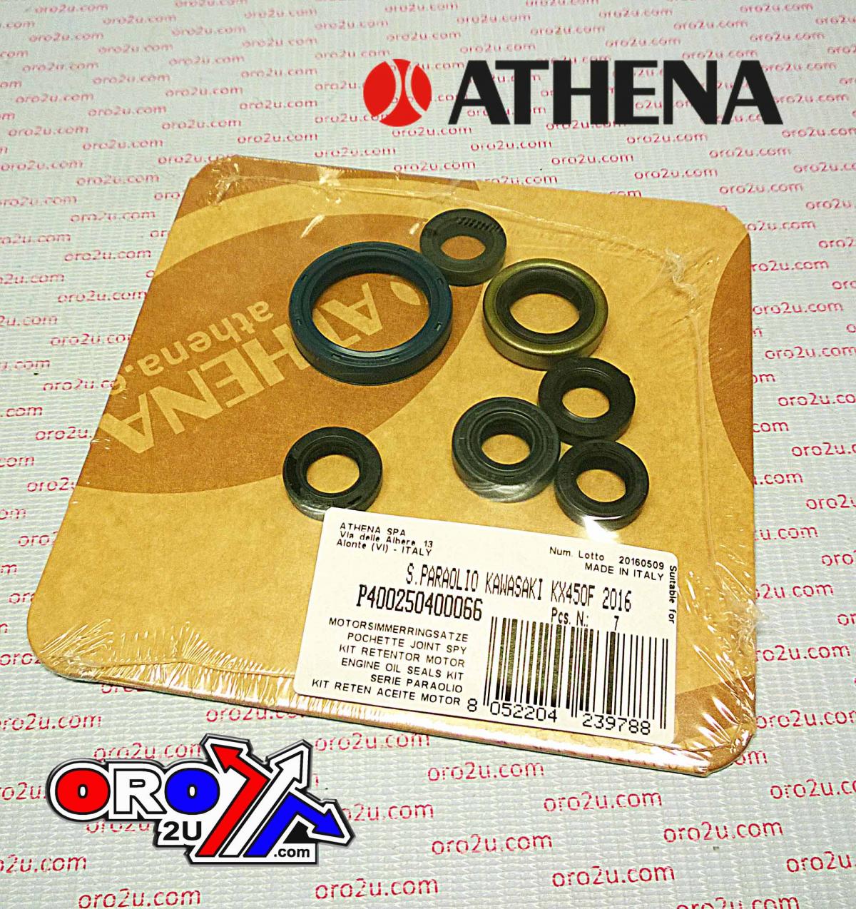 ENGINE OIL SEAL SET KX 450 16-18, ATHENA P400250400066 KAWASAKI