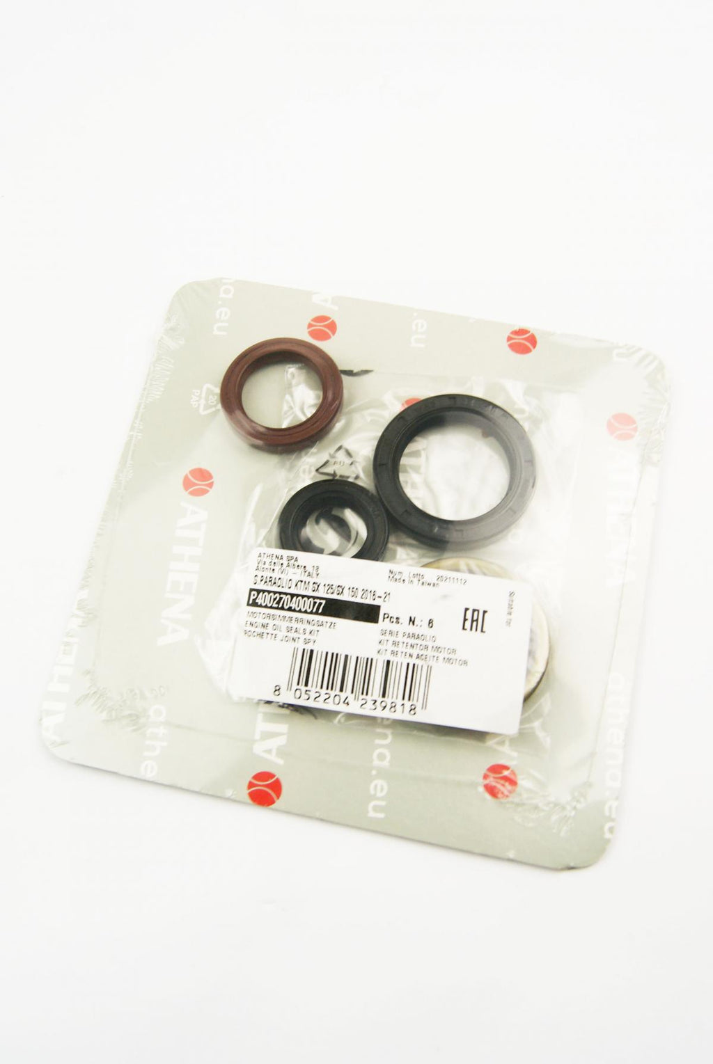 ENGINE OIL SEAL SET SX/EXC/TE/TC/MC 125/150 16-22, ATHENA P400270400077 KTM/HUSKY/GAS