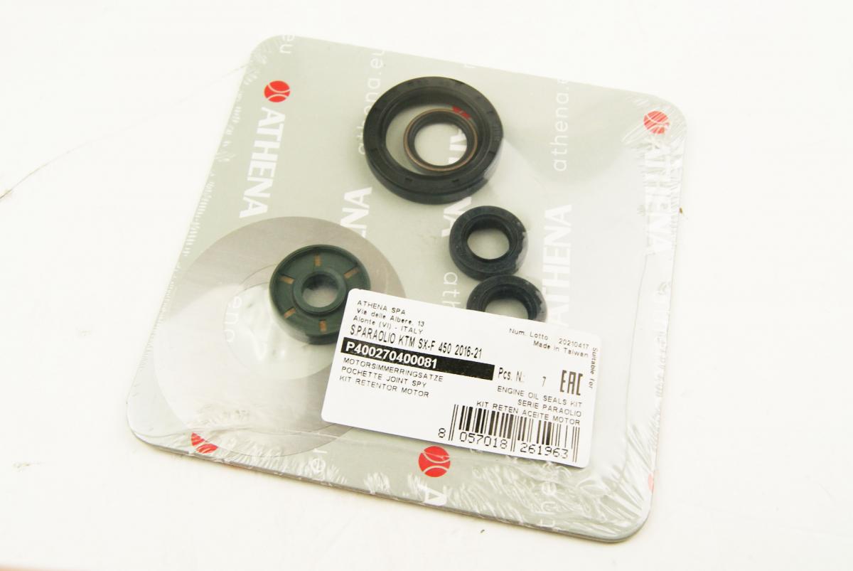ENGINE OIL SEAL SET SX-F/FE/FS/EX 450/500 16-22, ATHENA P400270400081 HUSQ KTM