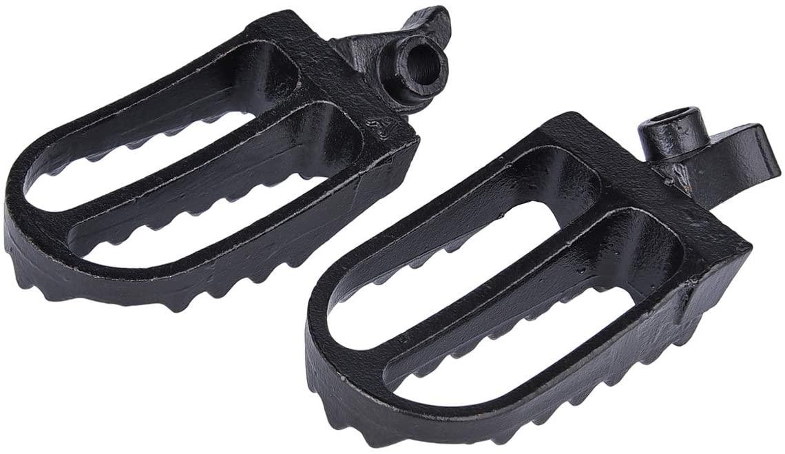 FOOT PEGS STEEL BLK + FITTINGS, HONDA CRF50/CRF70/CRF80/CRF100/CRF150