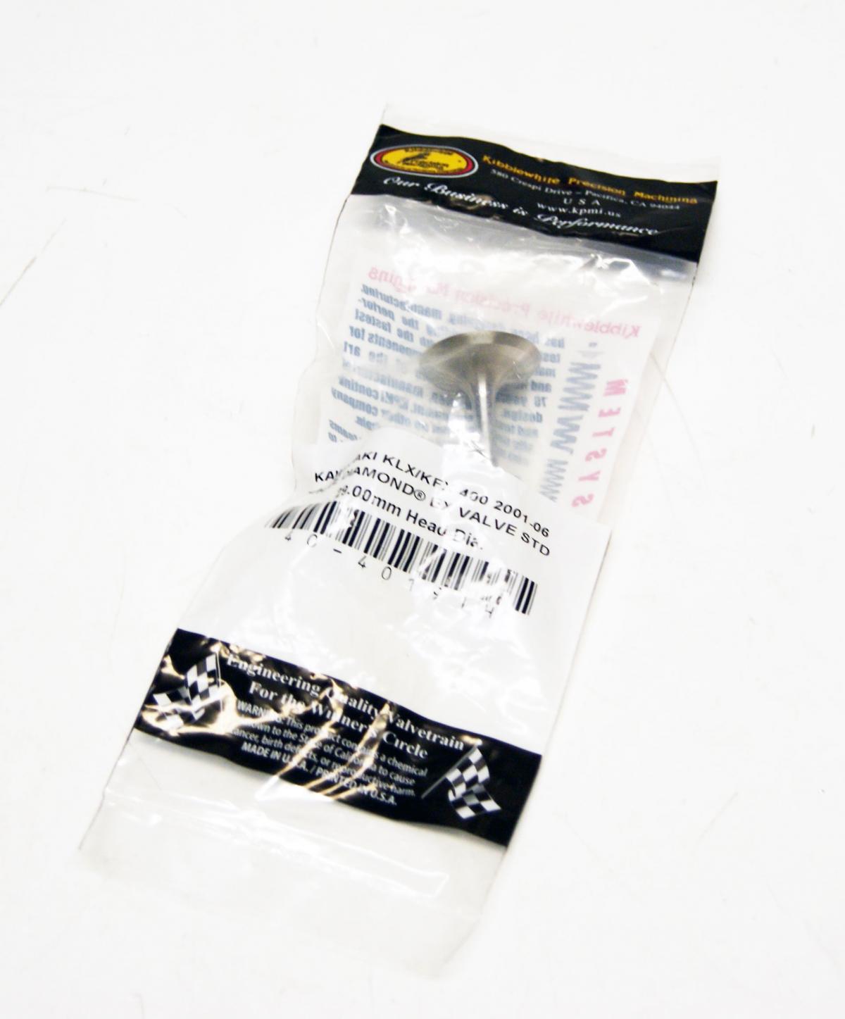 VALVE EXHAUST KLX400 KFX400 WHITE DIAMOND, KIBBLEWHITE 40-40191H DRZ400, DR-Z400, 65-153, 12005-S004