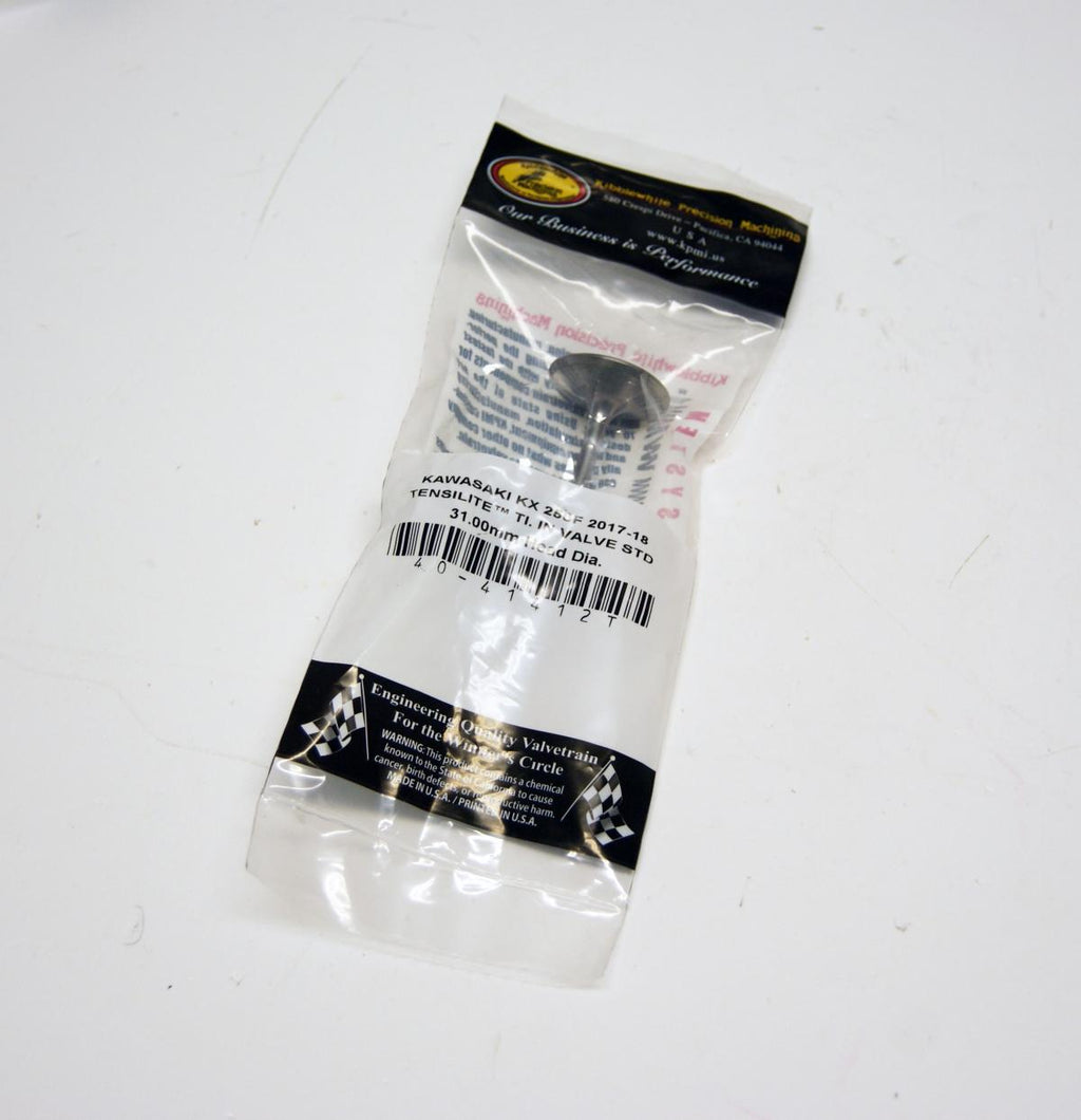 VALVE INTAKE TITANIUM KX250F 17-19, KIBBLEWHITE 40-41412T, 12004-0741