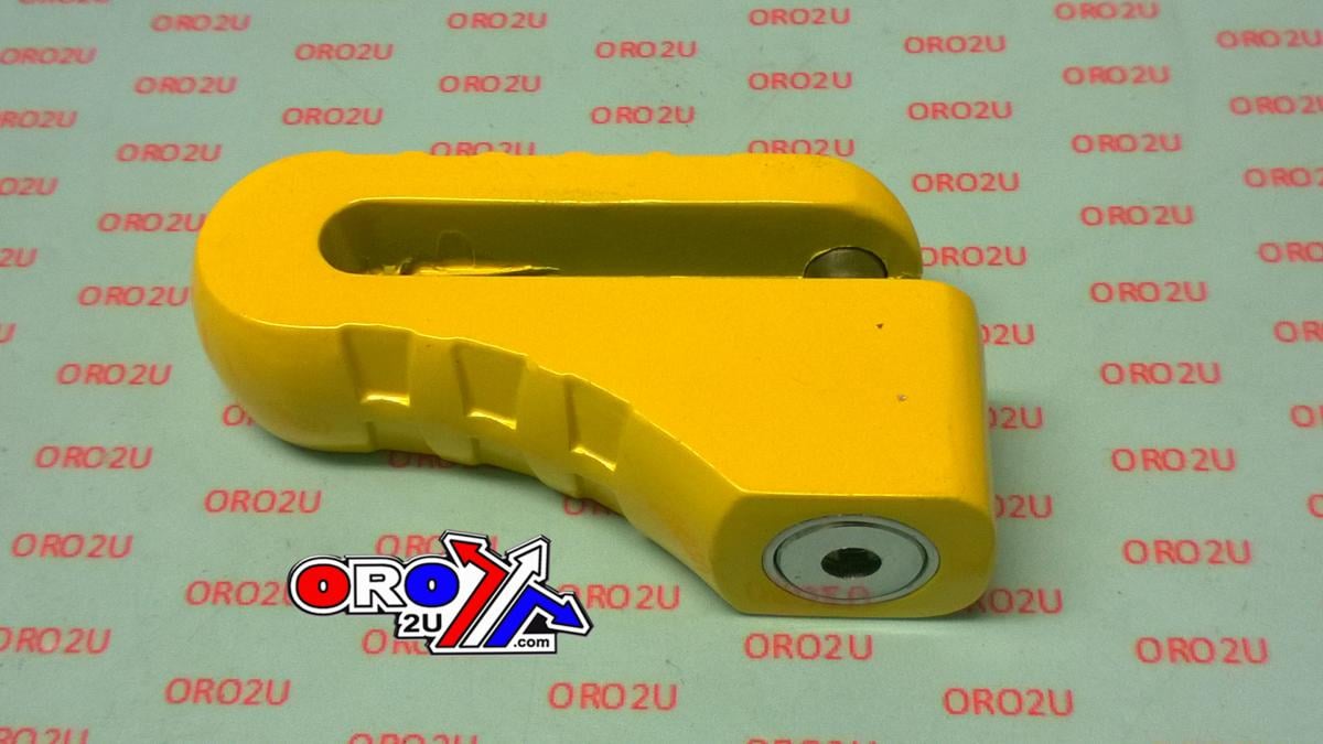 DISC LOCK 10mm PIN YELLOW