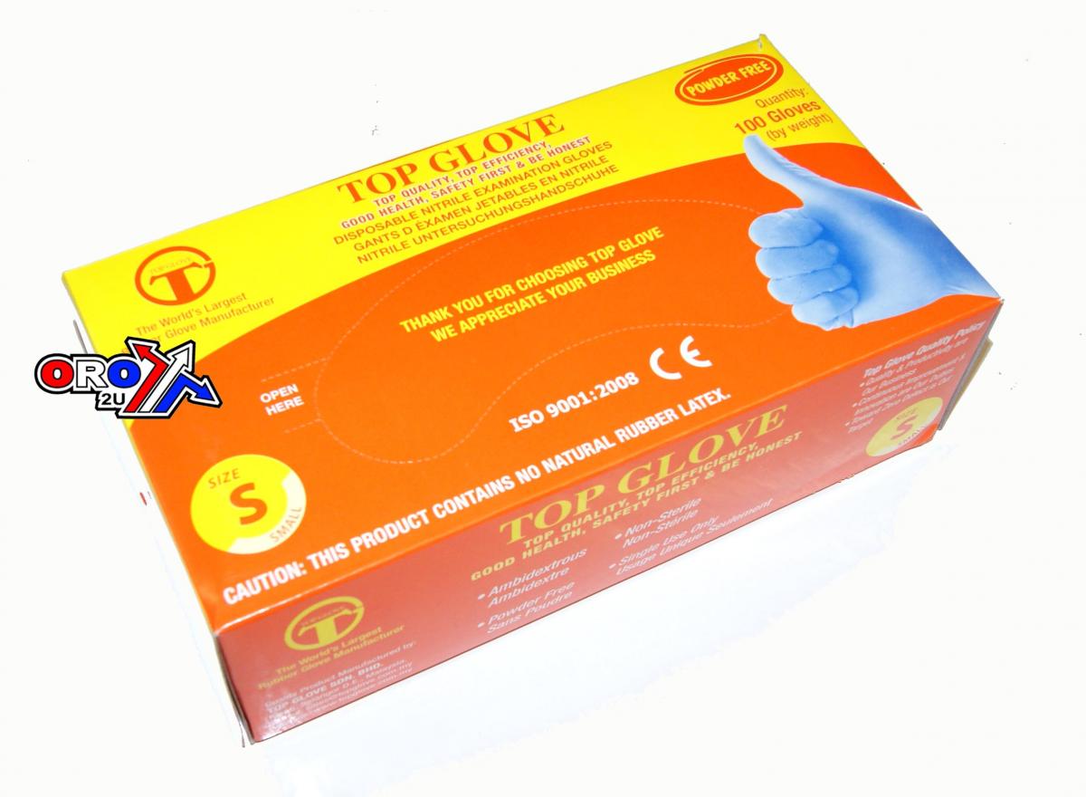 NITRILE GLOVES SMALL PK100 GLV6S