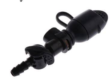 STRAIGHT ON-OFF SWITCH HYDRATION PACK BITE VALVE WITH DUST COVER THIS IS NOT MADE BY CAMELBAK