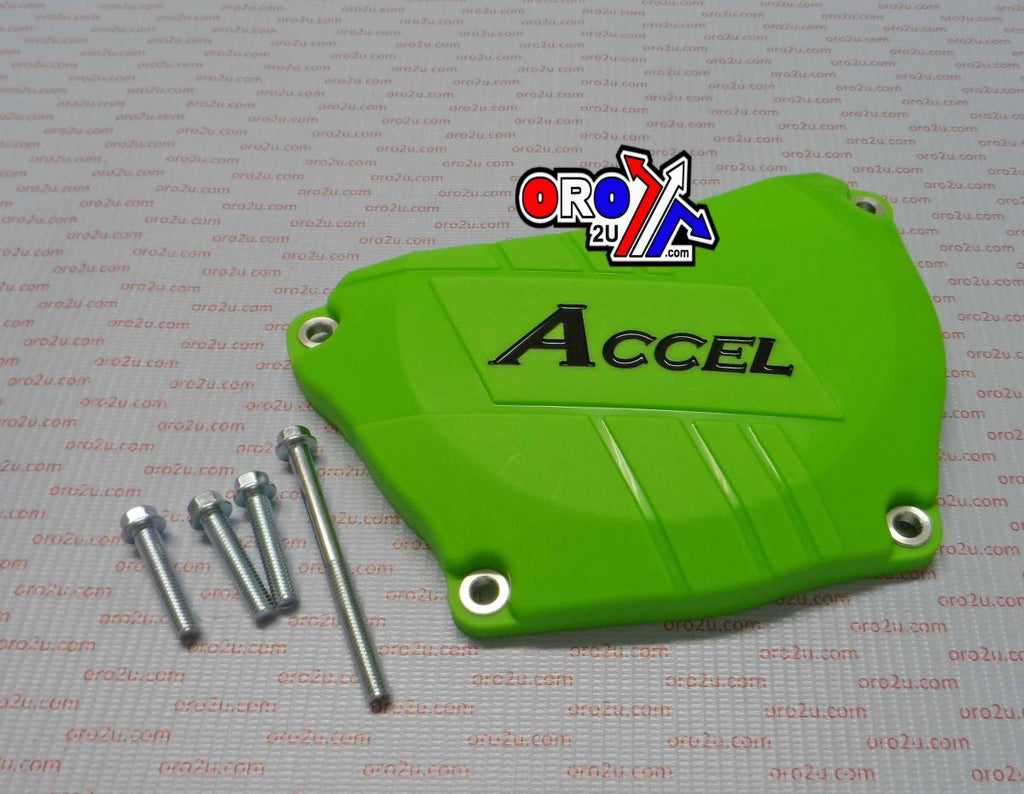 CLUTCH COVER PLASTIC PROTECTOR, ACCEL CCP-301 KX 250 F 09-16