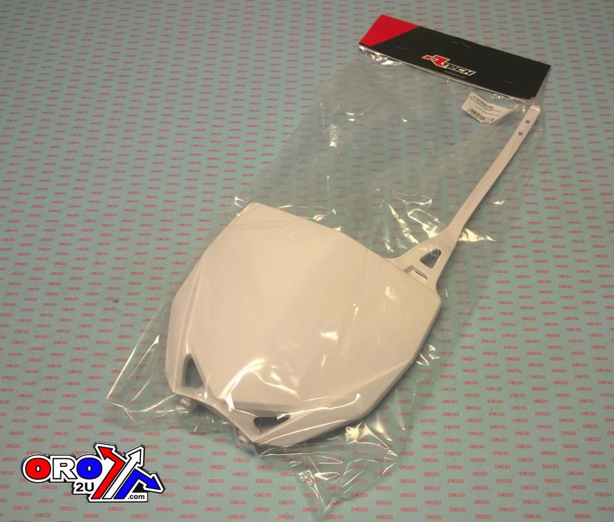 FRONT PLATE 2015-25 YZ85, RTECH R-TBYZ0BN1585 OEM COLOUR 2015-20