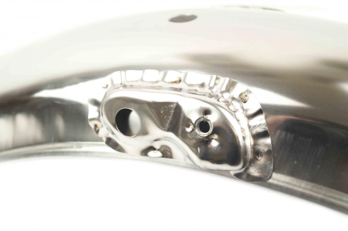 REAR FENDER UNIVERSAL STEEL CHROME, HONDA CG125 Steel