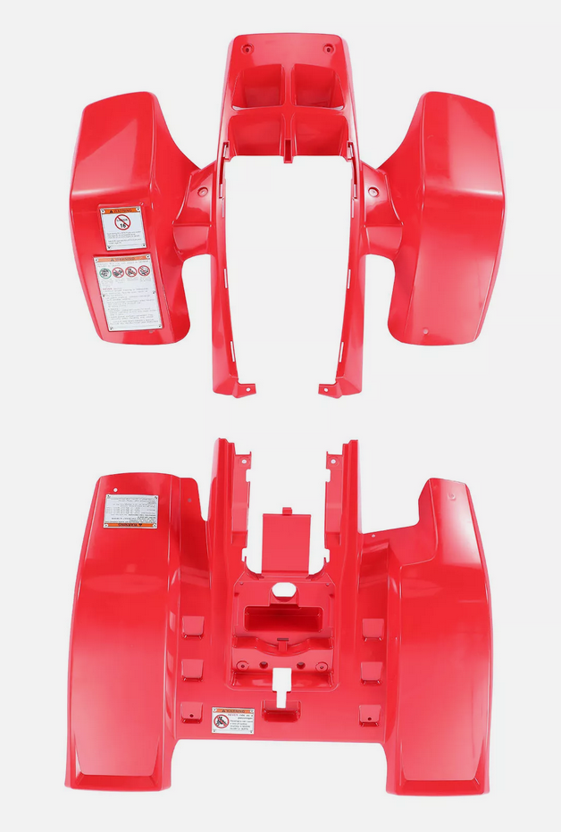 PLASTIC BODY SET RED YAMAHA BANSHEE YFZ 350 1987-2006 2GU-W2151-C1-00