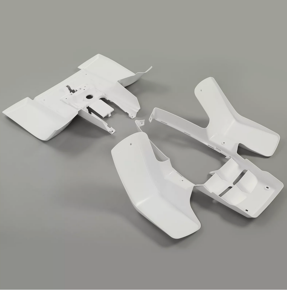 PLASTIC BODY SET WHITE YAMAHA BANSHEE YFZ 350 1987-2006 2GU-W2151-B1-00 2GU-W2161-B1-00