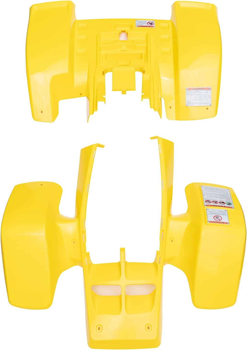PLASTIC BODY SET YELLOW YAMAHA BANSHEE YFZ 350 1987-2006 2GU-W2151-81-00 2GU-W2151-80-00