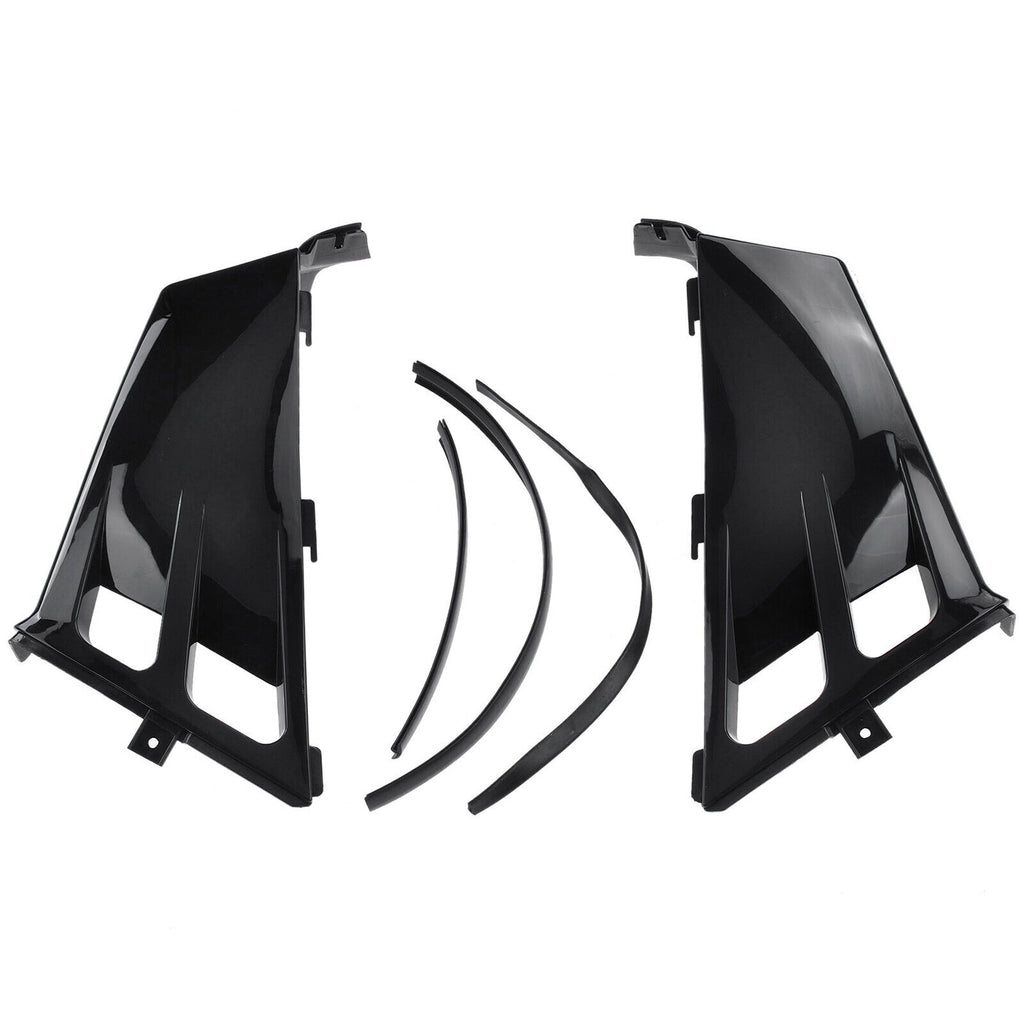 TANK SIDE COVERS & RADIATOR SHROUDS BLACK KIT YAMAHA BANSHEE YFZ350 1987-2006 2GU-21711-90-00