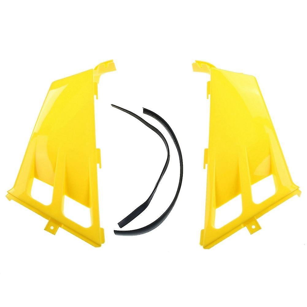 TANK SIDE COVERS & RADIATOR SHROUDS YELLOW KIT YAMAHA BANSHEE YFZ350 1987-2006 2GU-21711-50-00