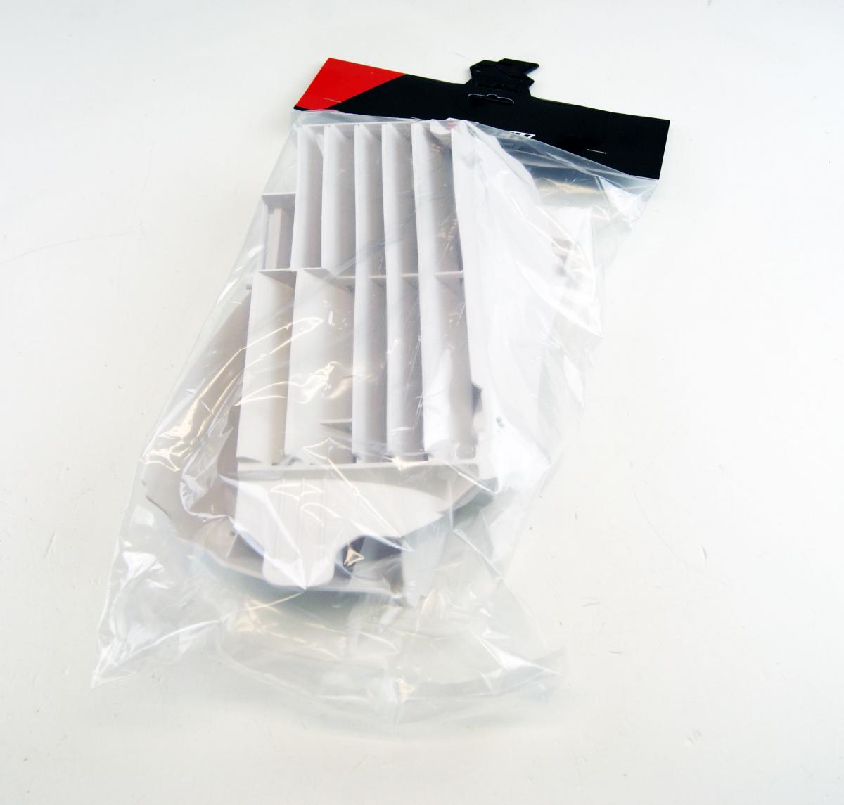 LOUVERS RADIATOR OVERSIZE WHITE, YAMAHA R-GRYZFBN0018, OEM COLOUR 20-21, RTECH