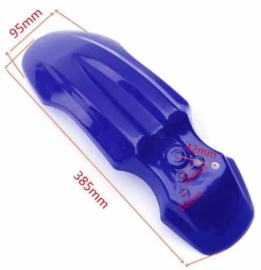 FRONT FENDER MINI RED, 61100GELA00, 61100-GEL-A00, Honda 50-110CC CRF50 XR50 872594