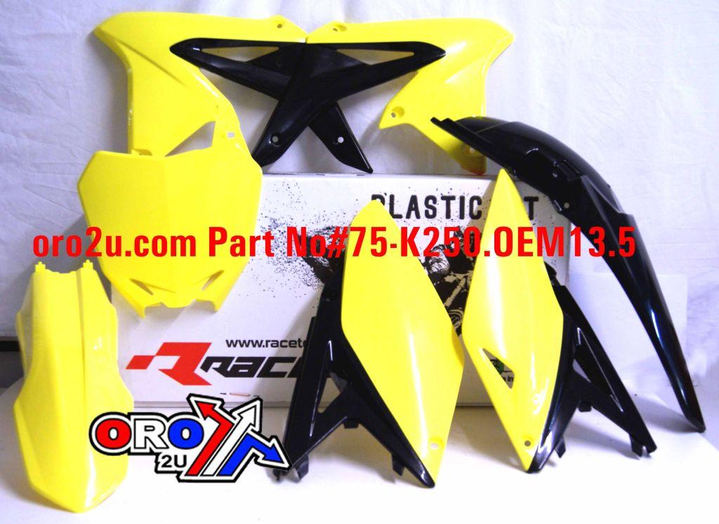 PLASTIC KIT/5 10-18 RMZ250 OEM 14-16, RTECH R-KITRMZ-OEM-511