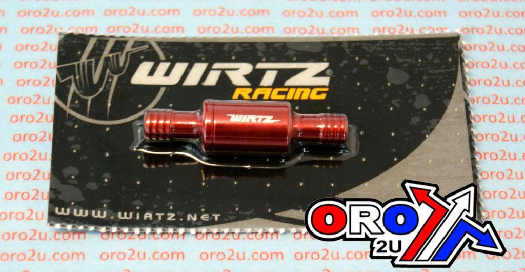 WIRTZ GAS STOP RED ALUMINIUM