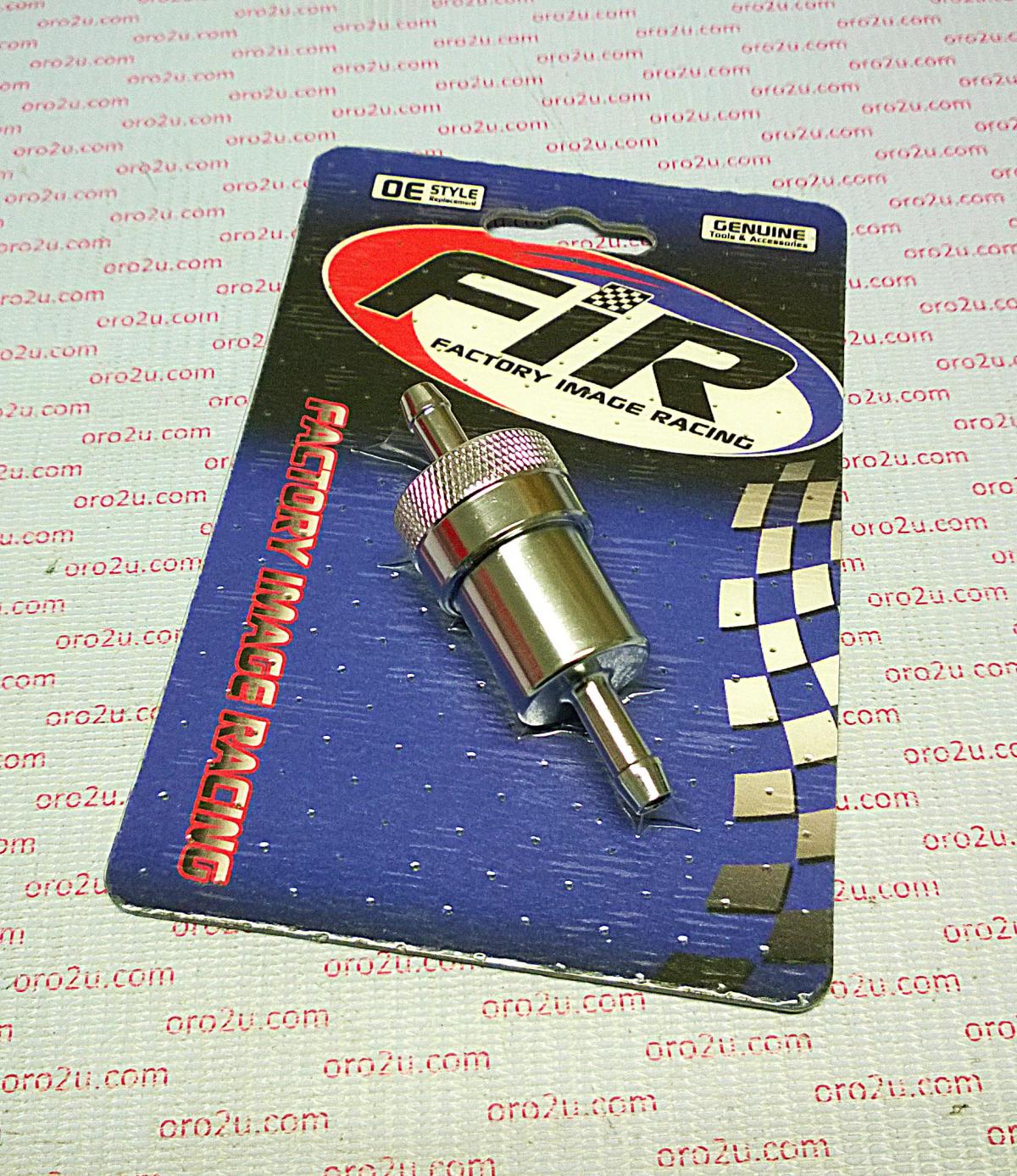FUEL FILTER ALLOY 1/4 SILVER