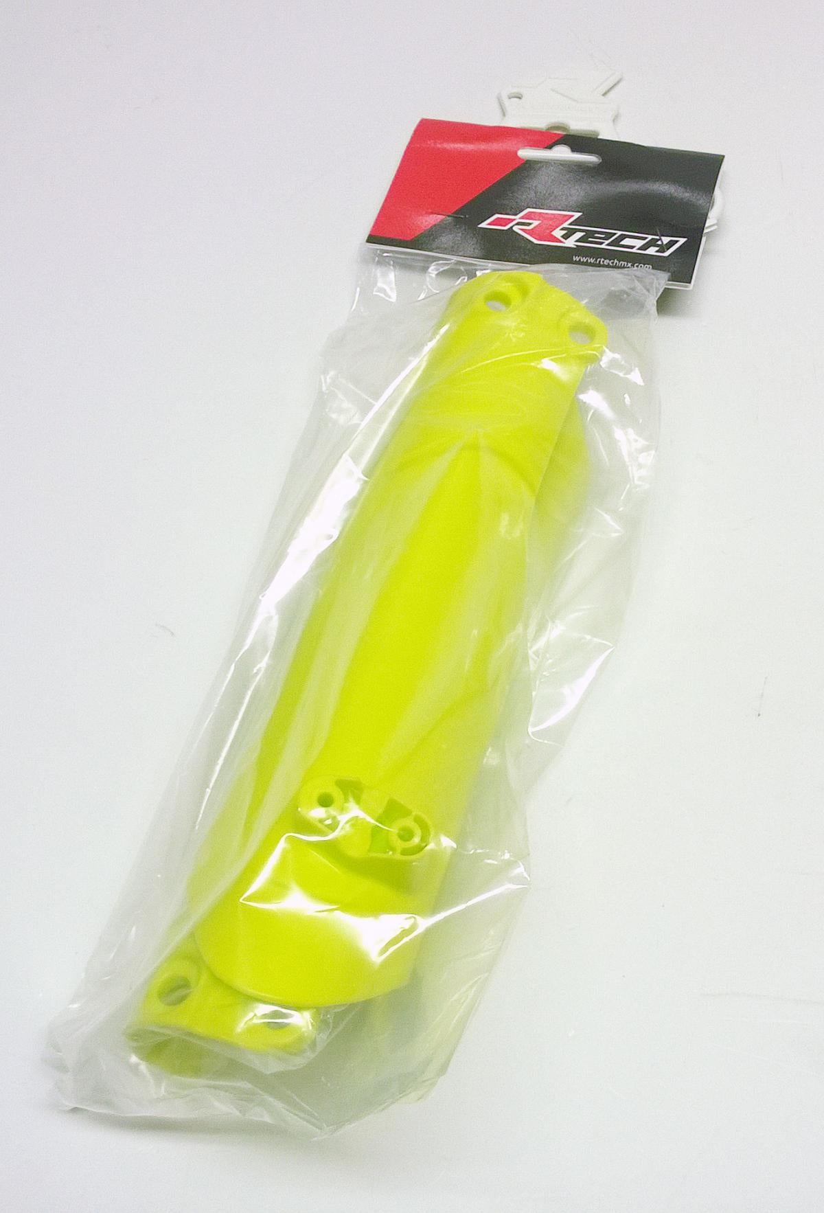 LOWER FORK GUARDS 19-25 KTM SX65, TC65 19-25, YELLOW, RTECH R-PSKTMGQ1965
