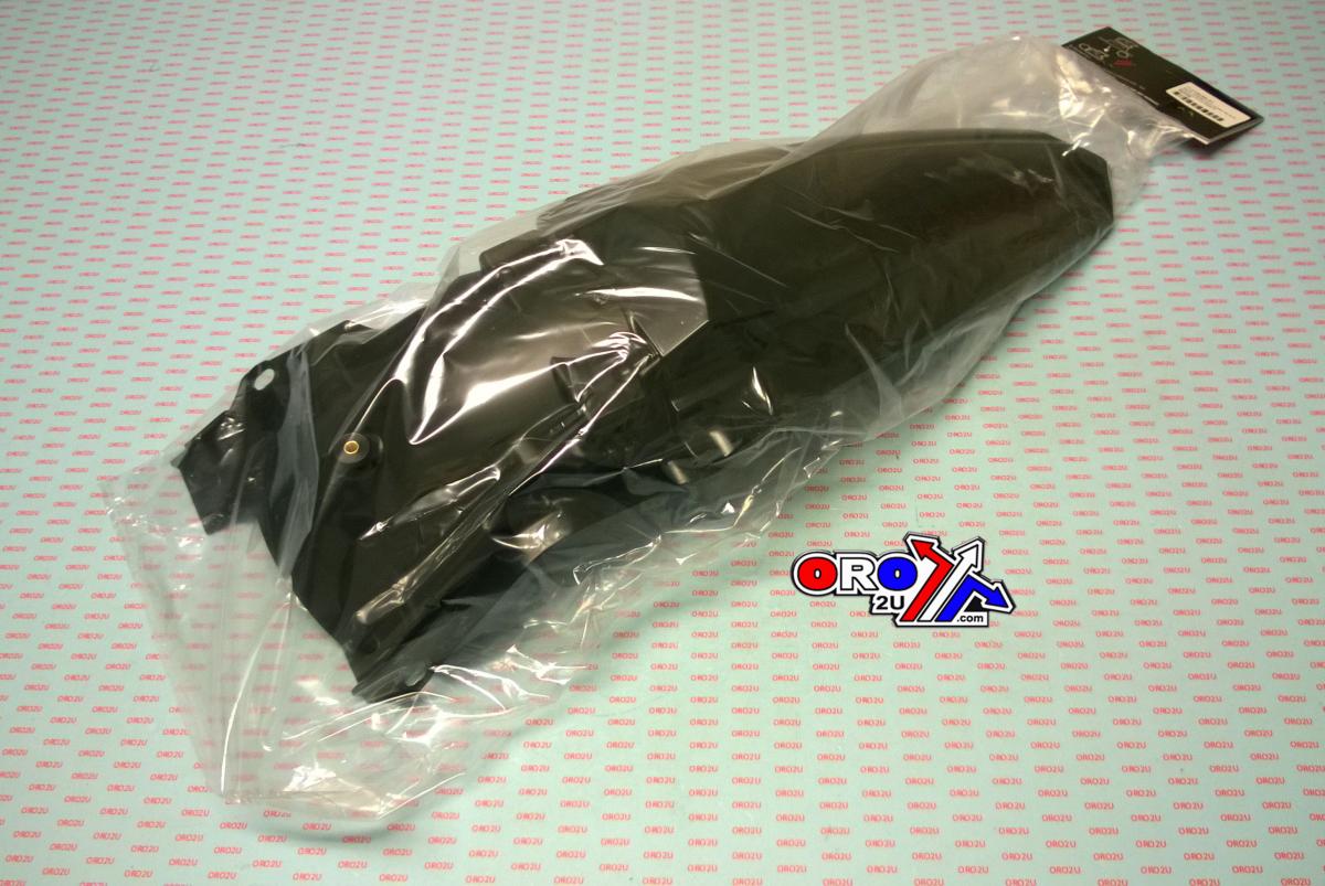 REAR FENDER 2019-23 KX450 BLACK, RTECH R-PPKXFNR0019