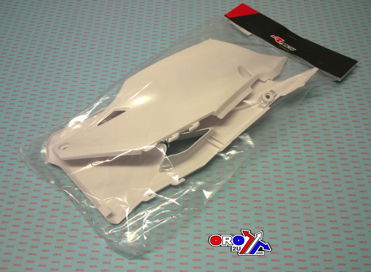 SIDE PANELS 2019-23 KX450 WHITE, RTECH R-FIKXFBN0019