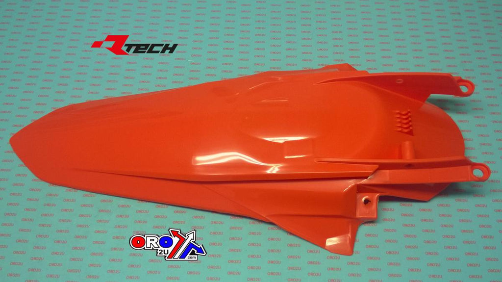 REAR FENDER ORANGE 2019-22 SX/SXF/XC/XC-F, RTECH R-PPKTMAR0019