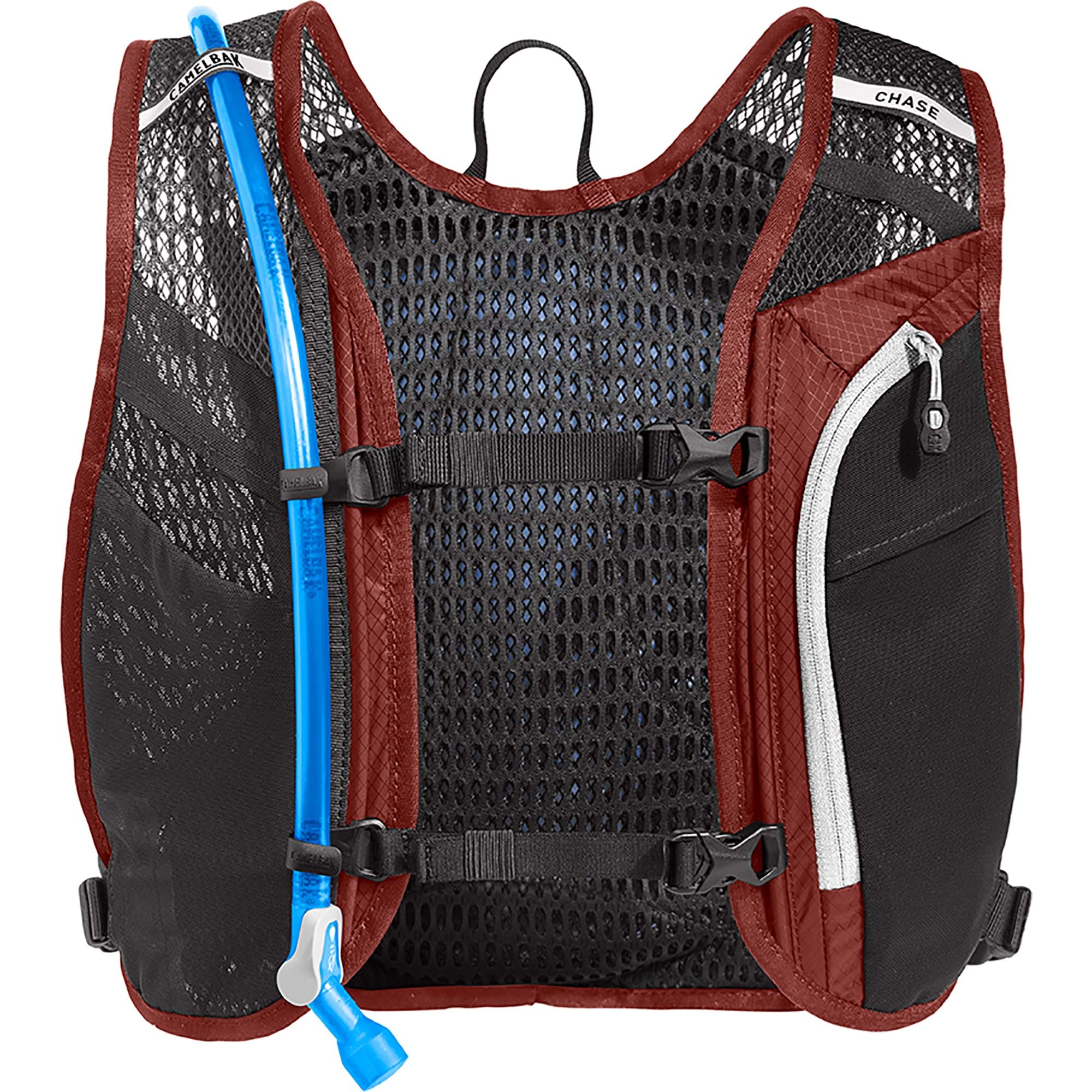CAMELBAK CHASE BIKE VEST 4L WITH 1.5L RESERVOIR 2022: FIRED BRICK/WHITE 4L CBCHSB