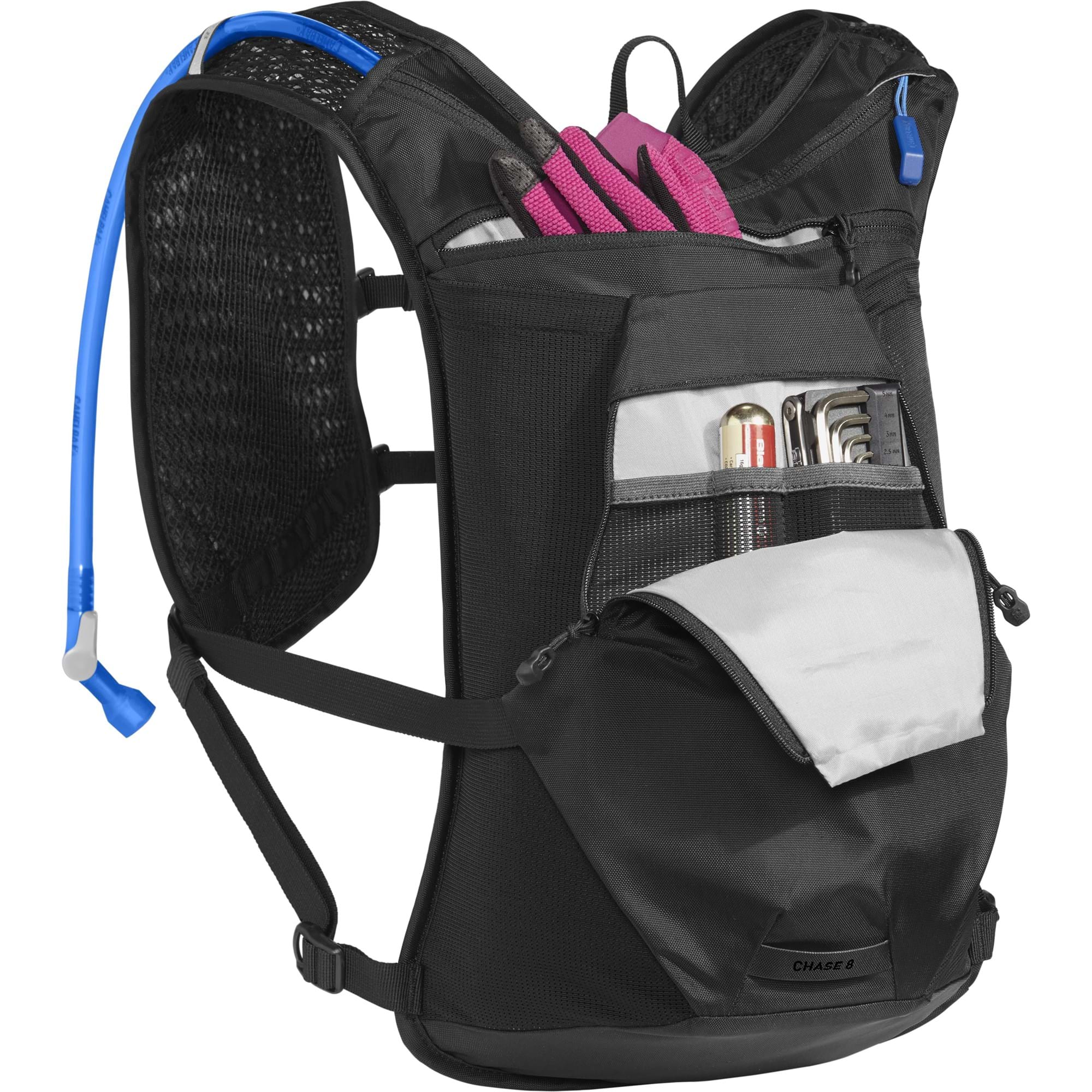CAMELBAK CHASE BIKE VEST 8L WITH 2L RESERVOIR 2020: BLACK 8L CBCH8