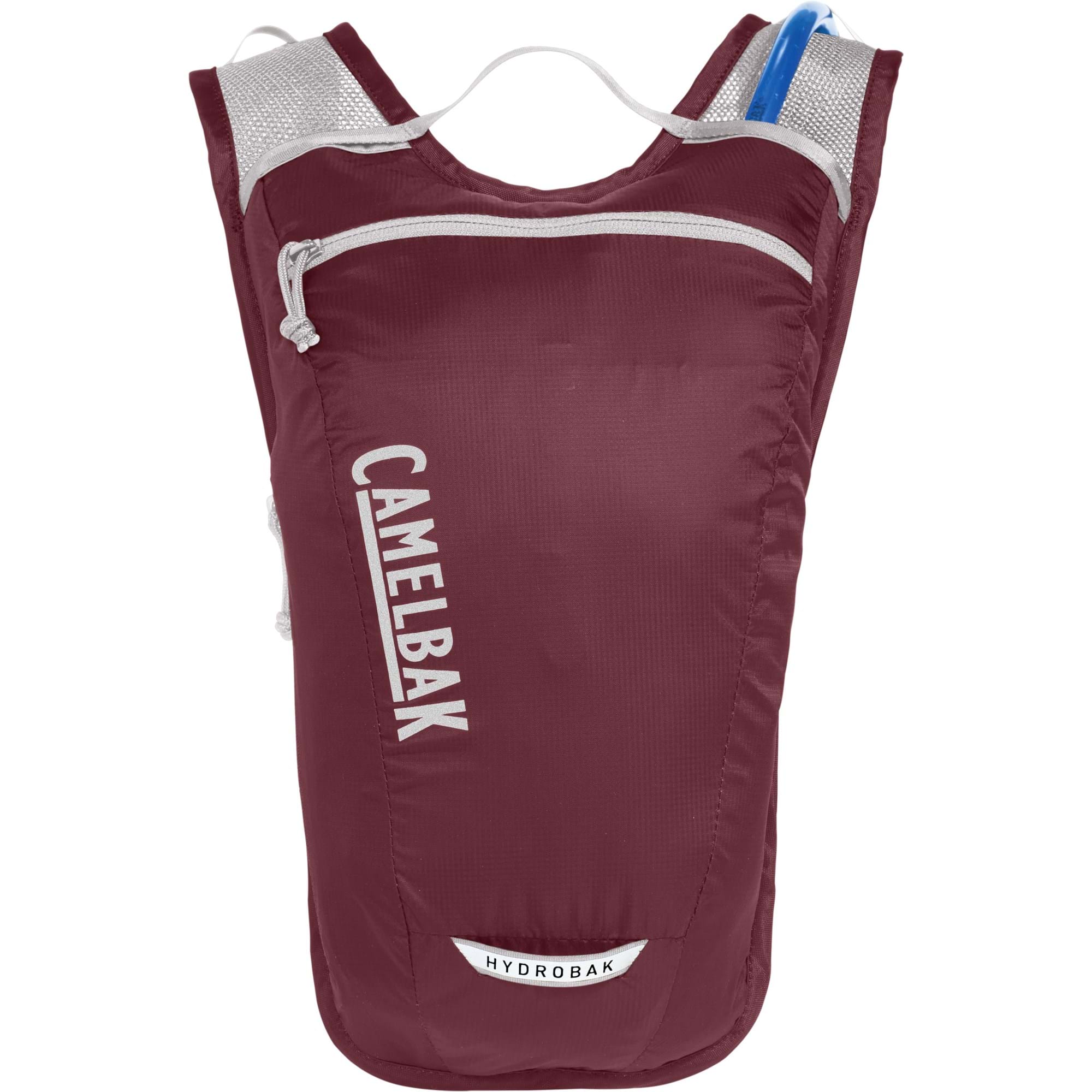 CAMELBAK WOMEN'S HYDROBAK LIGHT HYDRATION PACK 2.5L WITH 1.5L RESERVOIR 2021: BURGUNDY/SILVER CBHYDTLW50