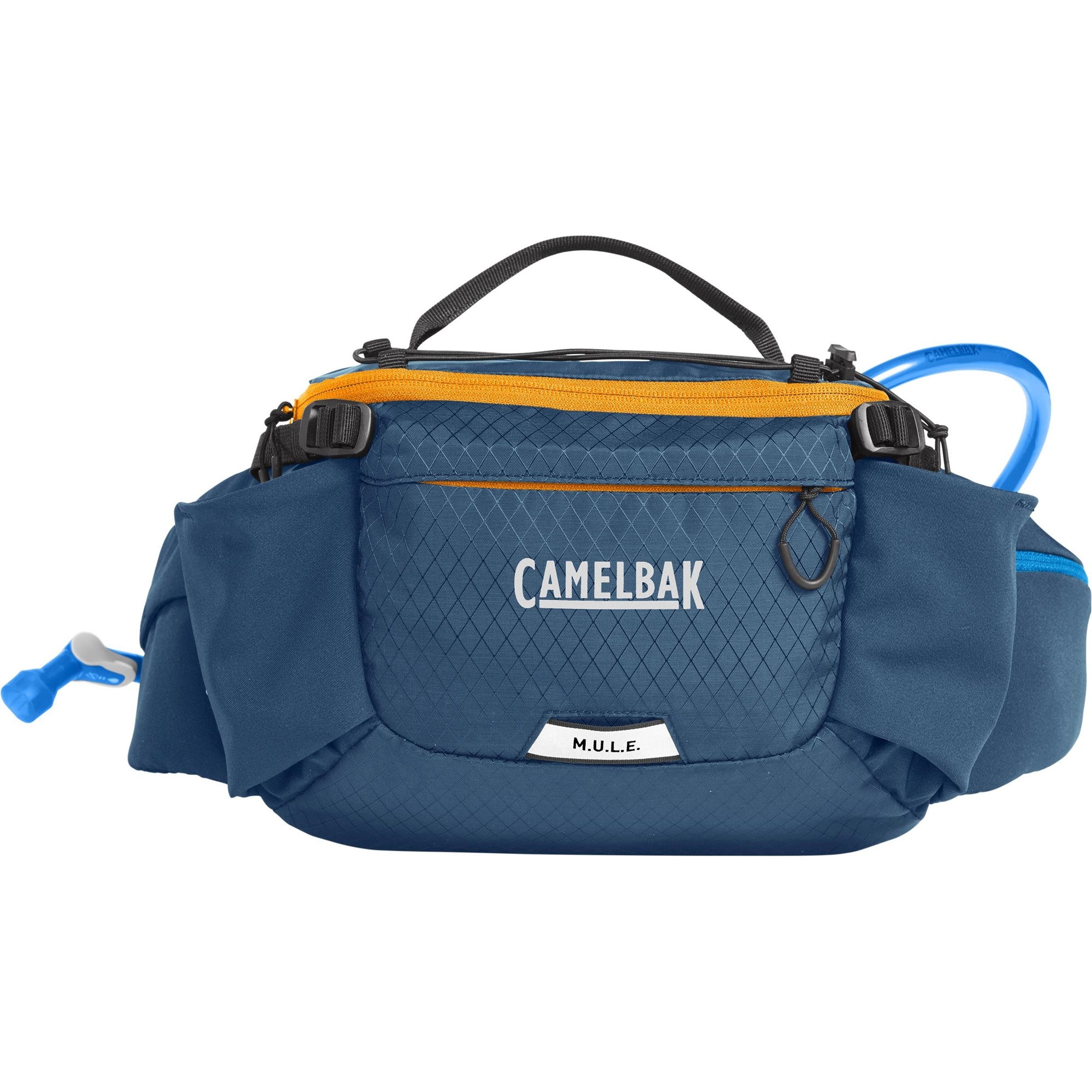 CAMELBAK M.U.L.E. 5 WAIST PACK 2023: GIBRALTAR NAVY/ORANGE 5L CBMULEWP