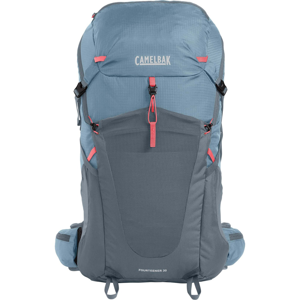 CAMELBAK WOMEN'S FOURTEENER 30 HYDRATION PACK 2023: SMOKE BLUE/FIERY CORAL 30L CBWFOUR32
