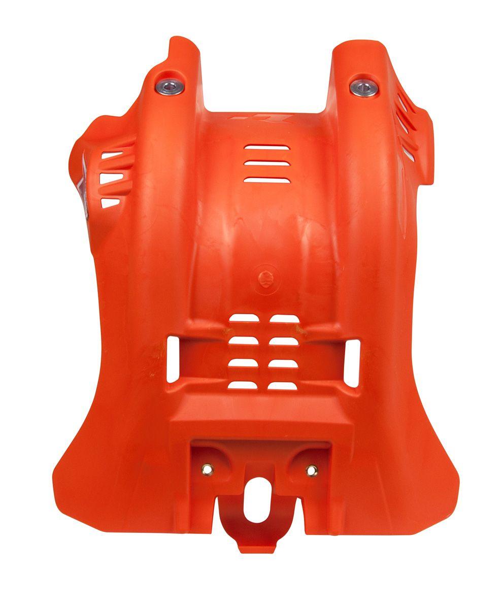 PLASTIC SKID PLATE KTM 150 TPI, RTECH R-PMKTMAR0150, PLASTIC ENGINE COVER