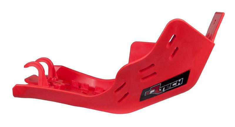 PLASTIC SKID PLATE BETA RR 350-530 2020-23, RTECH R-PMBETRS4520, PLASTIC ENGINE COVER RED