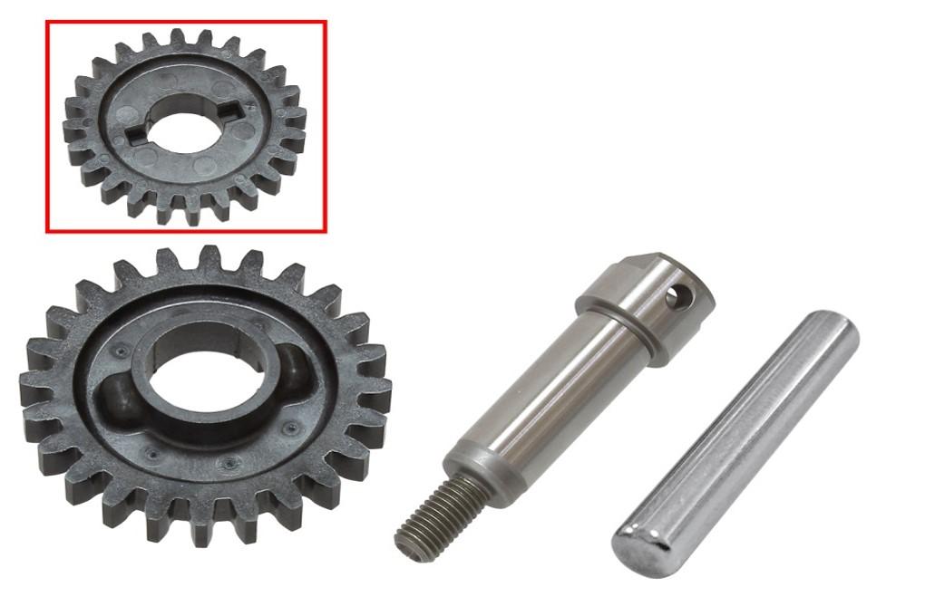 WATER PUMP GEAR/SHAFT CRF250R/RX 2018-20, PSYCHIC MX-10259B HONDA, 19241-K95-A20, 19242-K95-A20, 96220-40238