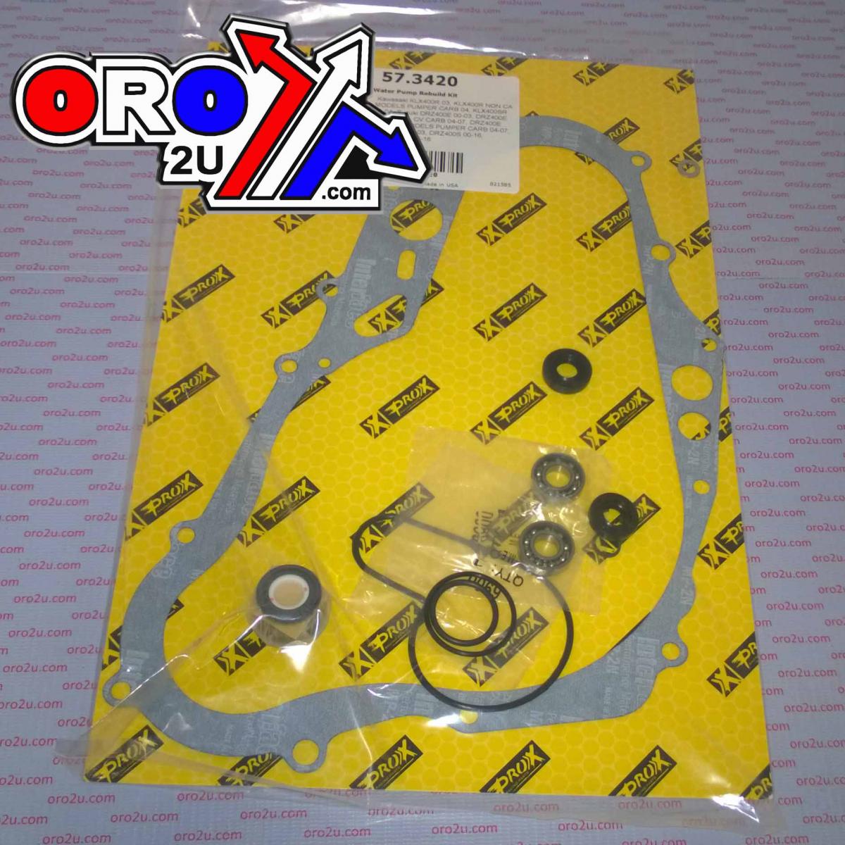 WATER PUMP KIT KAW SUZ 00-07, WINDEROSA 821585 KAW SUZ