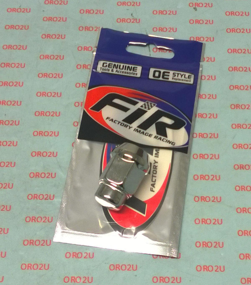 LUG NUT 1/2 20TPI BEV CHROME, LUG6 BEVELED