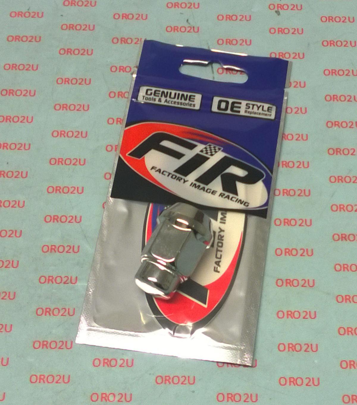 LUG NUT 1/2 20TPI BEV CHROME, LUG6 BEVELED